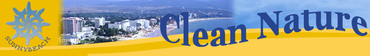 Clean Natural World. Sunny Beach.